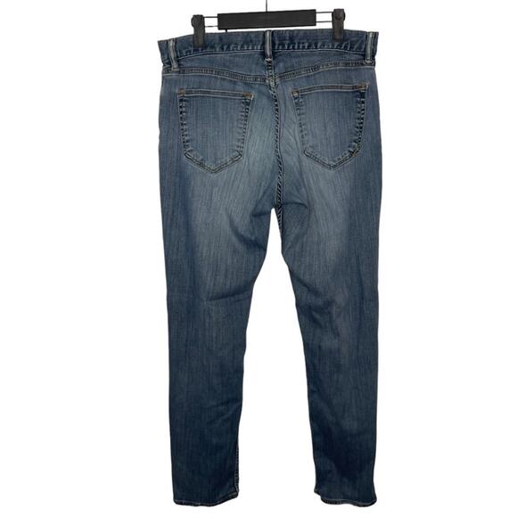 Banana Republic Mens Jeans 34 Tapered Denim Blue Casual Light Wash 34x32 - Picture 2 of 14